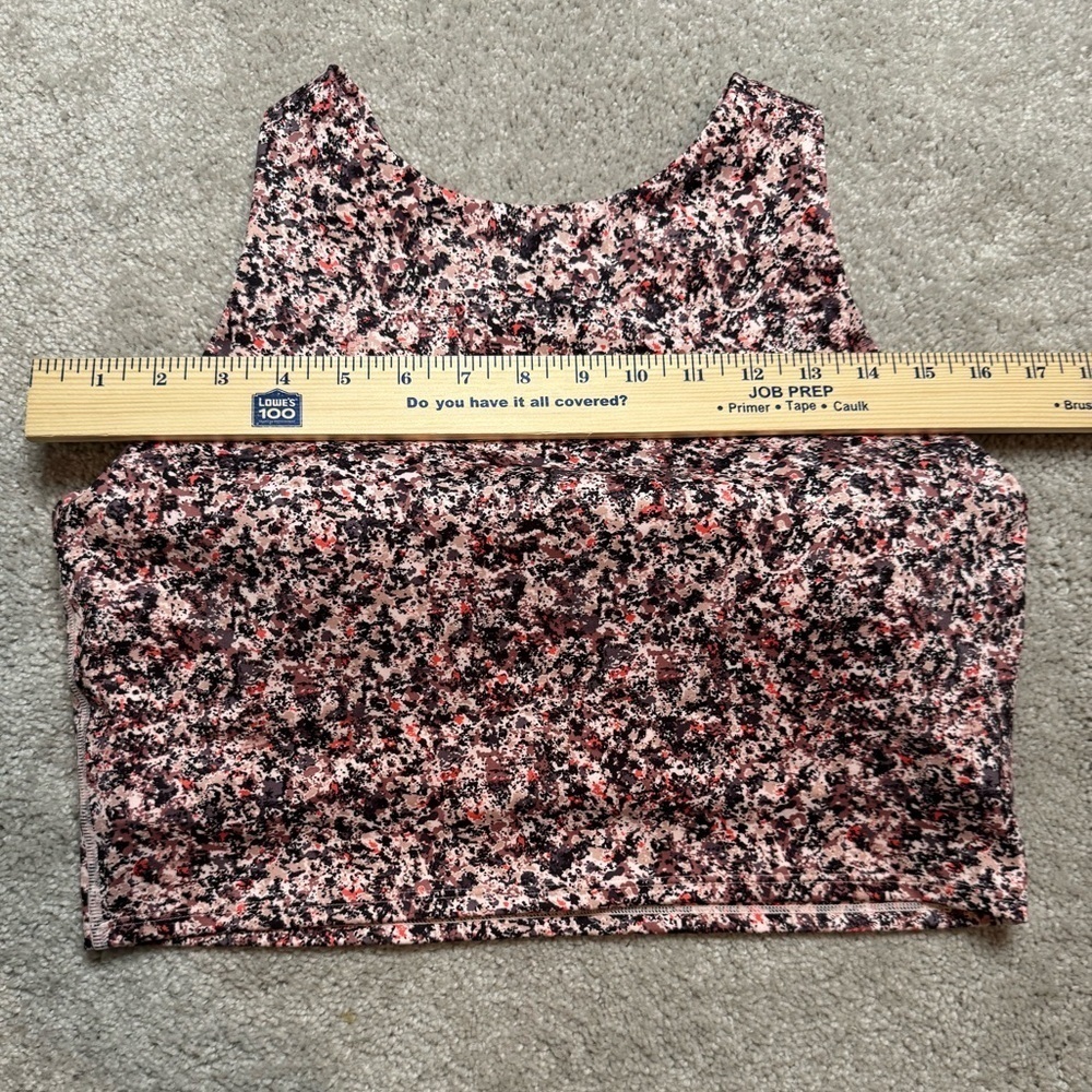 ATHLETA Tulip Pink Print Conscious Crop Top Sports Bra Multiple Sizes D - DD+ - Picture 8 of 16